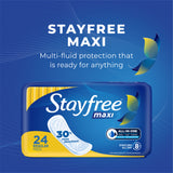 Stayfree® Maxi Regular Pads, Without Wings