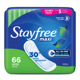 Stayfree® Maxi Super Pads, Without Wings