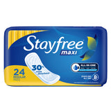 Stayfree® Maxi Regular Pads, Without Wings