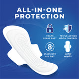 Stayfree® Ultra Thin Super/Long Pads, With Wings