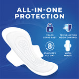 Stayfree® Ultra Thin Regular Pads, With Wings
