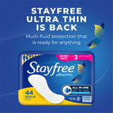 Stayfree® Ultra Thin Regular Pads, Without Wings